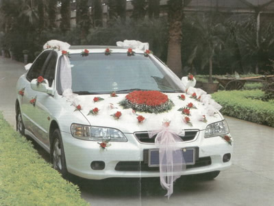 鲜花婚车